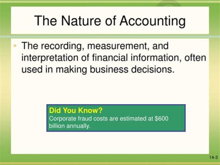 What are the nature of accounting?