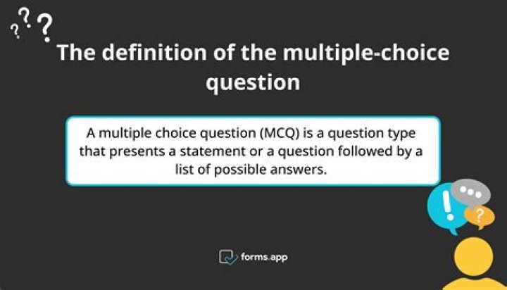 What are the objectives of multiple-choice questions?