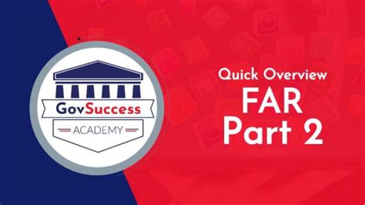 What are the subparts of FAR Part 2?