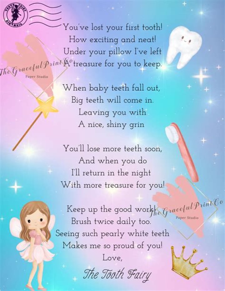 What are the Tooth Fairy rules?