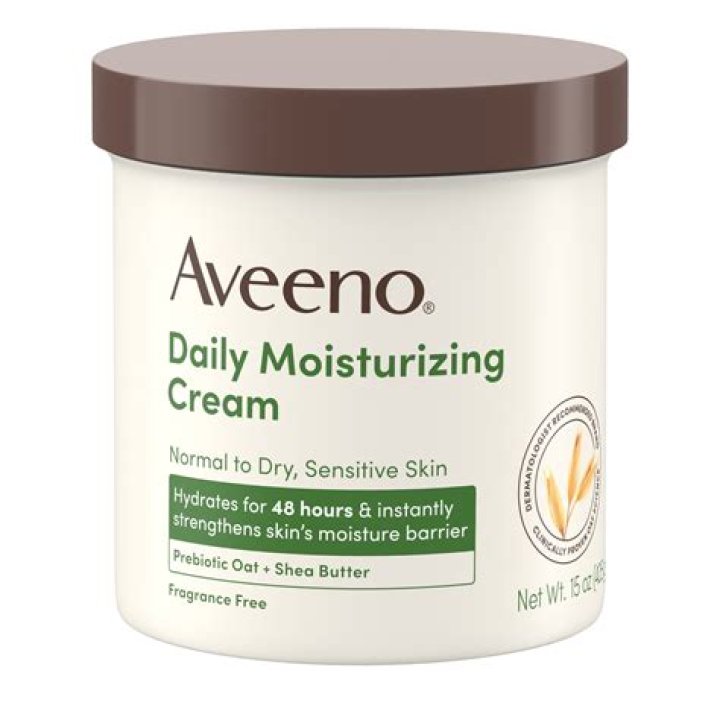 What can Aveeno cream be used for?