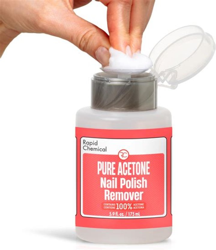 What can I use in place of acetone to remove acrylic nails?