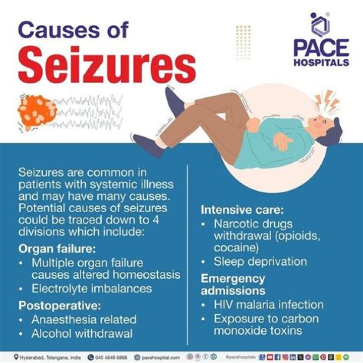 What causes a seizure in a 70 year old?