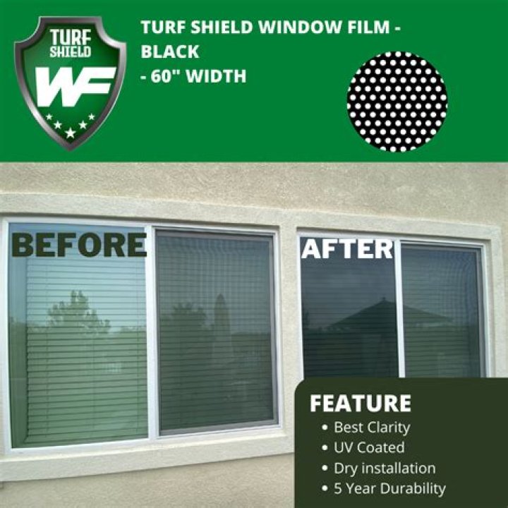 What causes black film on inside of house windows?