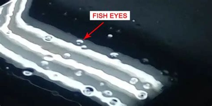 What causes clear coat to fisheye?