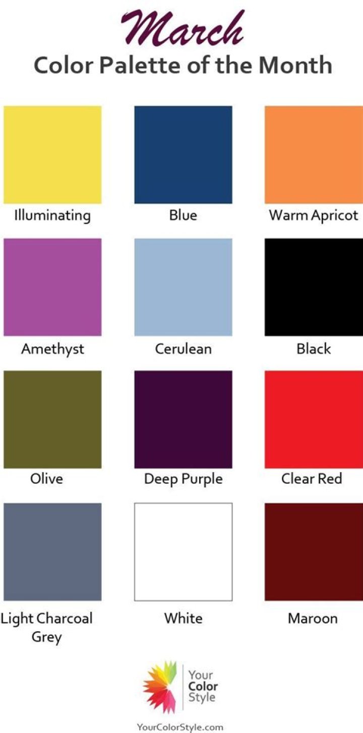 What color is March 19?