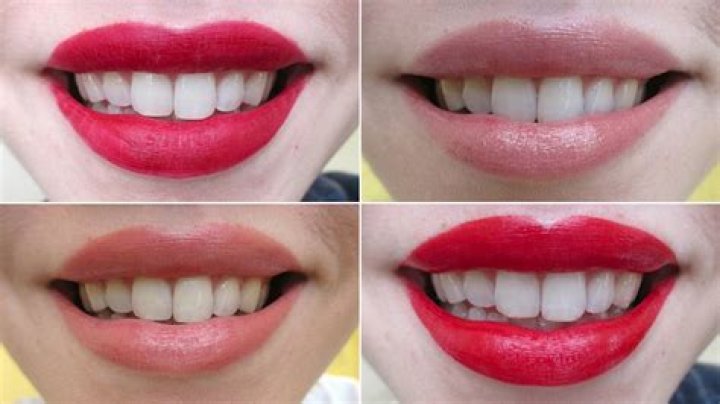 What color lipstick makes your teeth look whiter?
