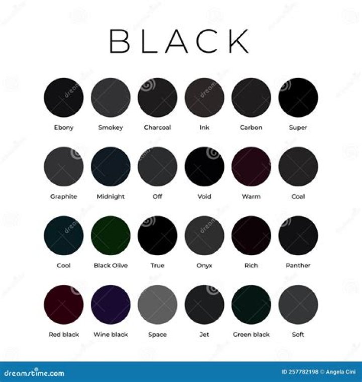 What colour is black white?