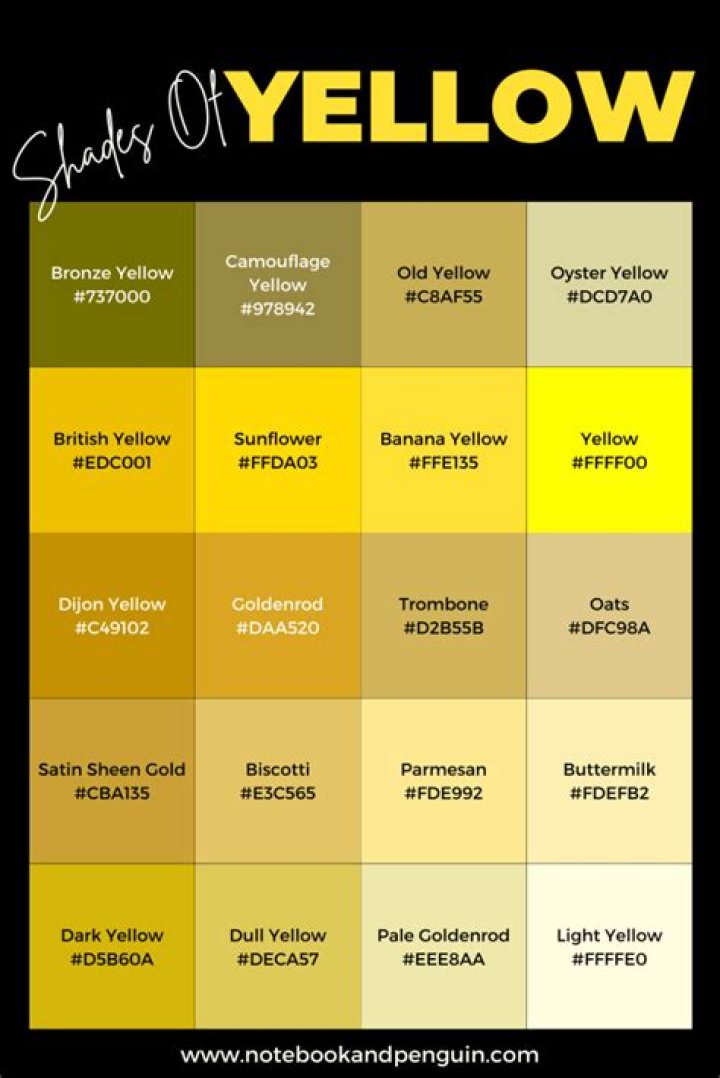 What colour should never be seen with blue?