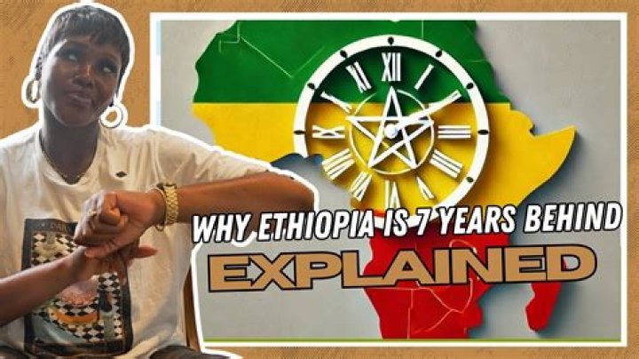 What country is 8 years behind?