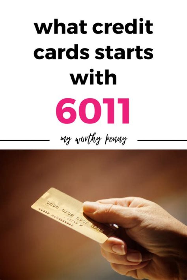 What credit card starts with 60?