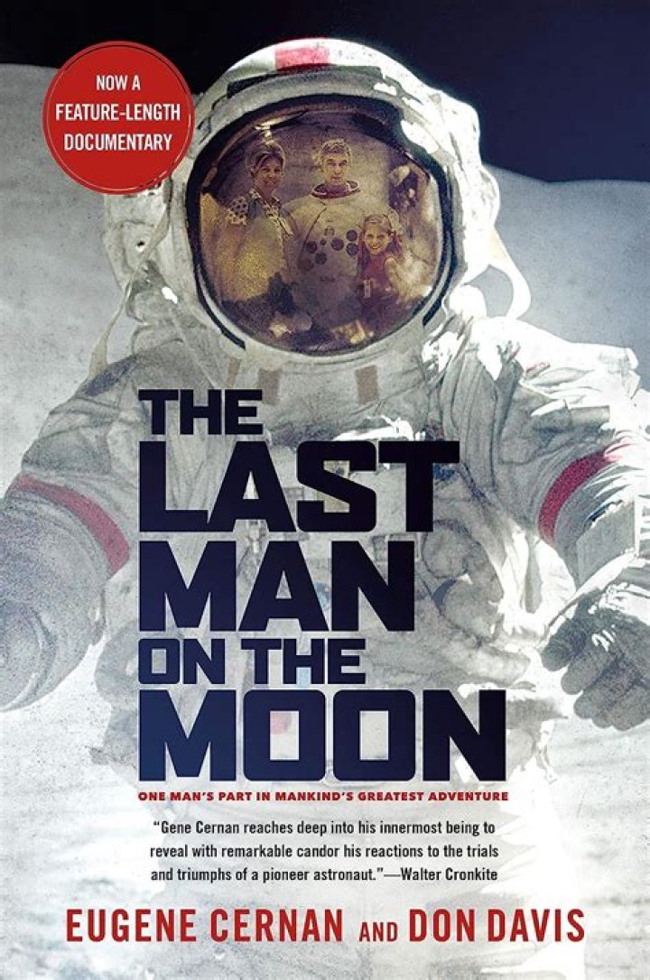 What did Eugene Cernan write on the moon?