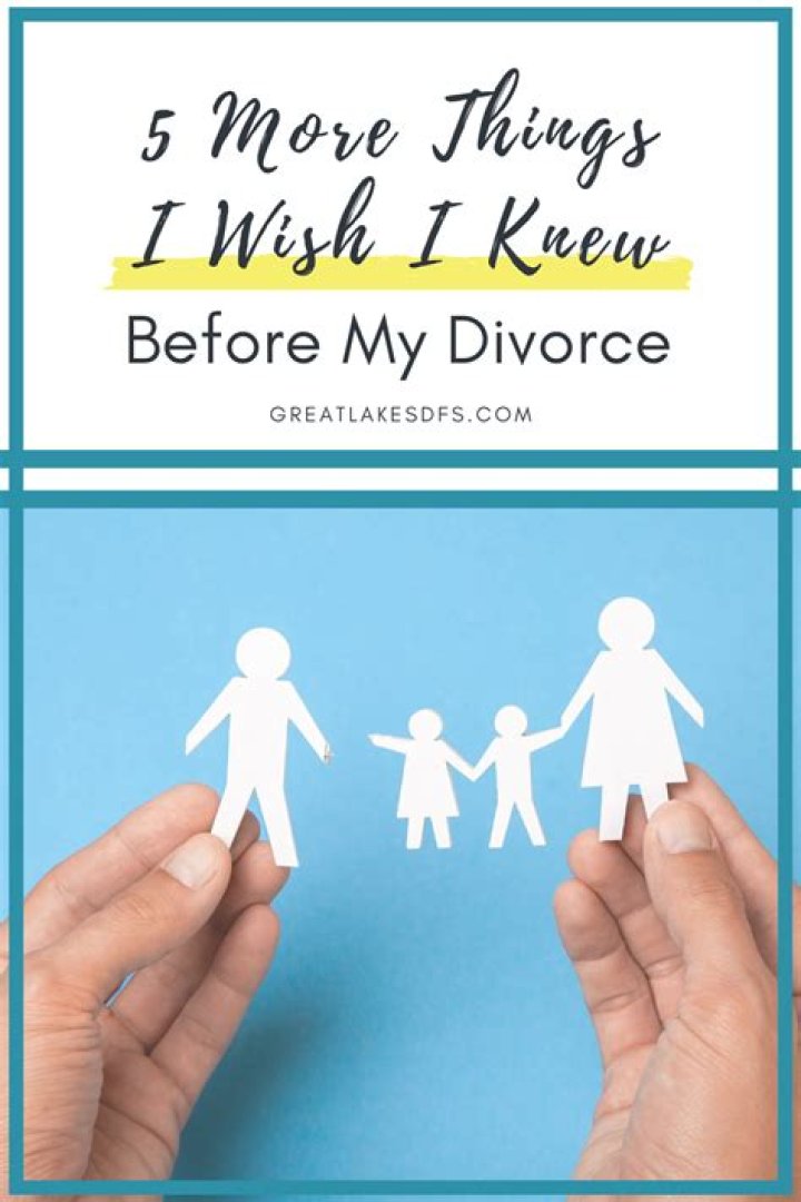 What do I need to know before getting a divorce?