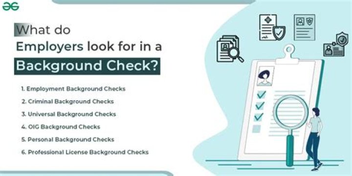 What do most employers use for background checks?