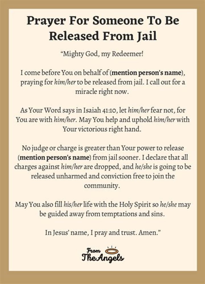 What do you call someone recently released from prison?