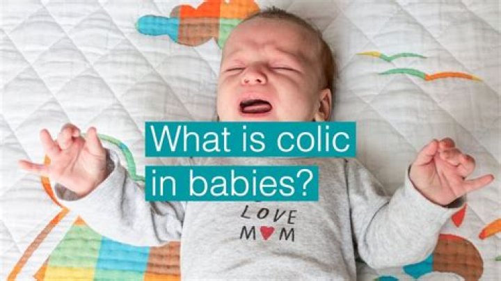 What do you do when a baby is crying with colic?