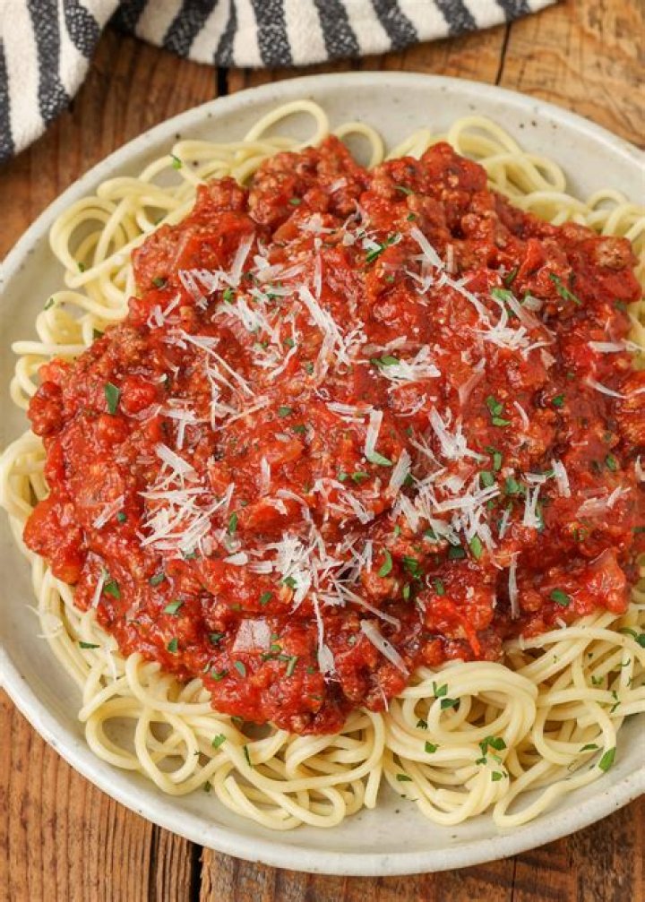What do you top pasta with?