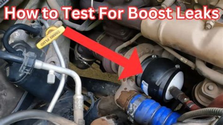 What does a boost leak look like?