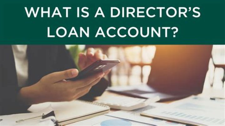 What does a credit directors loan account mean?