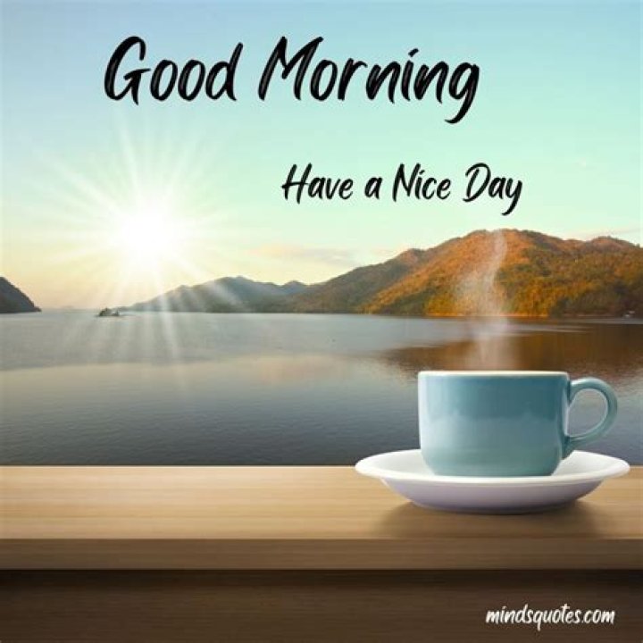 What does Good Morning and have a nice day mean?