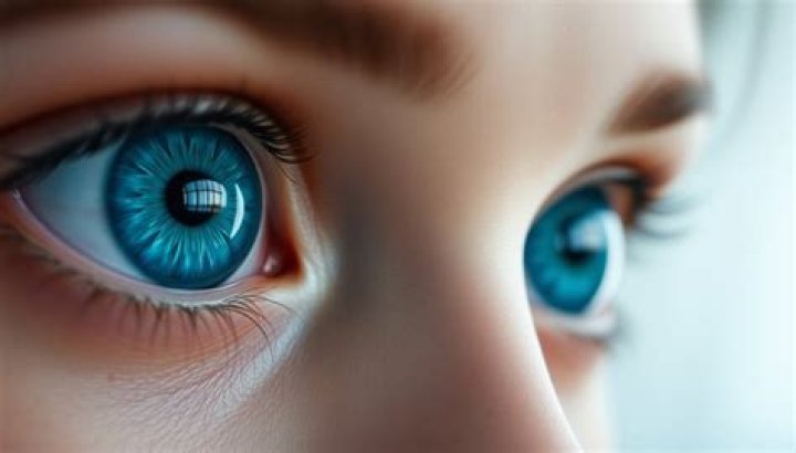 What does having blue eyes mean?