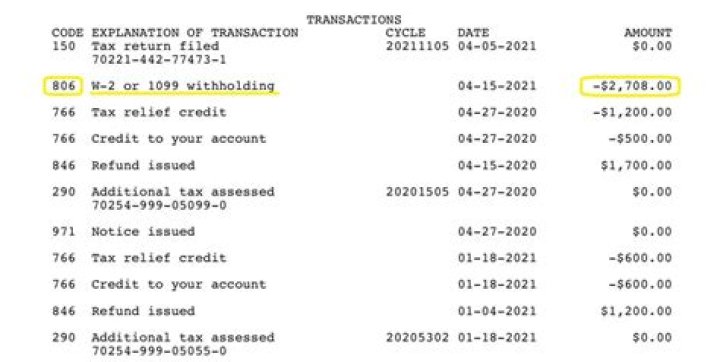 What does IRS Code 826 mean?