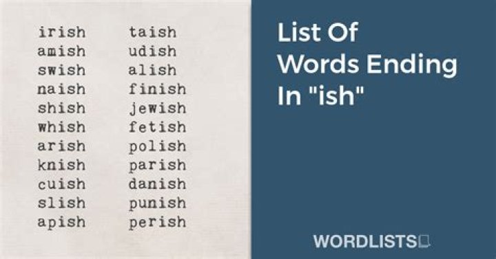 What does ish mean in Swedish?