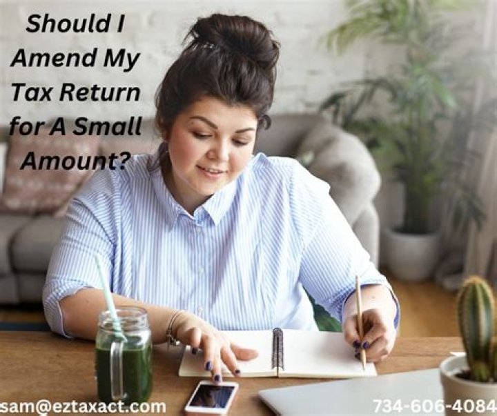 What does it mean to amend your tax return?