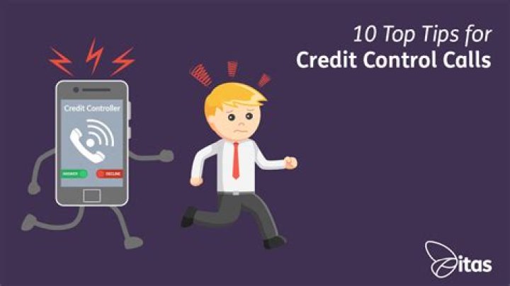 What does it mean when credit control calls you?