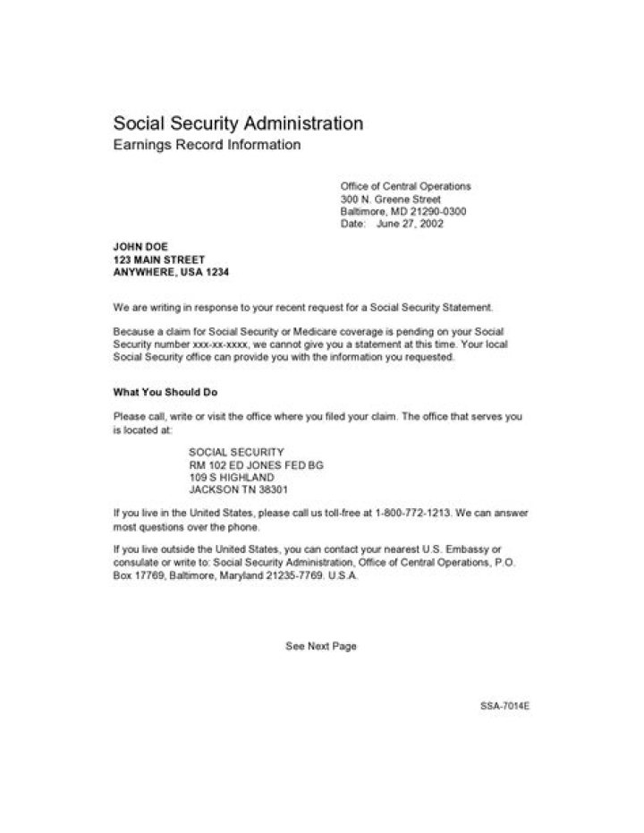 What does it mean when Social Security is processing your benefit application?