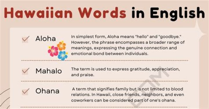 What does Kai mean in Hawaiian?