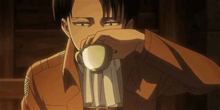 What does Levi put in his tea?