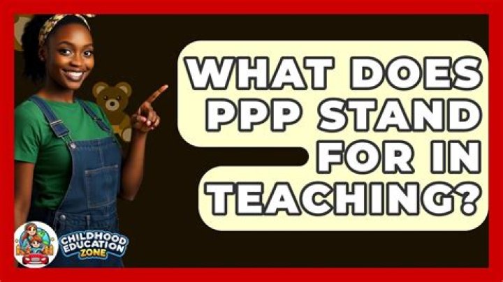 What does PPP stand for?
