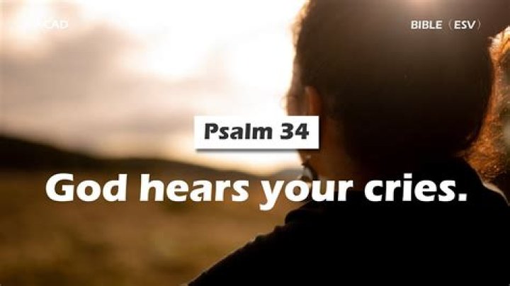 What does the Bible say about God hearing our cries?