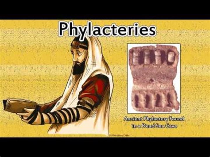 What does the word phylacteries mean in the Bible?