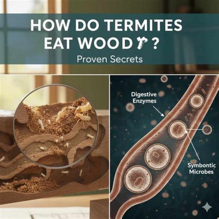 What eats termites besides wood?