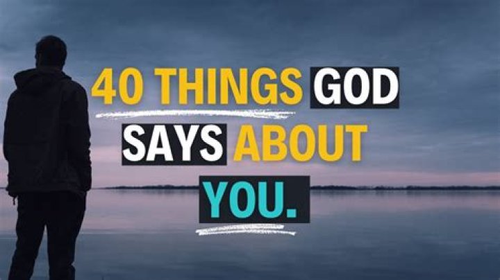 What God says about water?