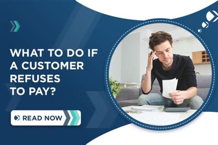 What happens if a customer refuses to pay sales tax?