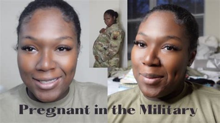 What happens if a woman in the military gets pregnant?