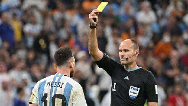 What happens if an official gives a player a red card?