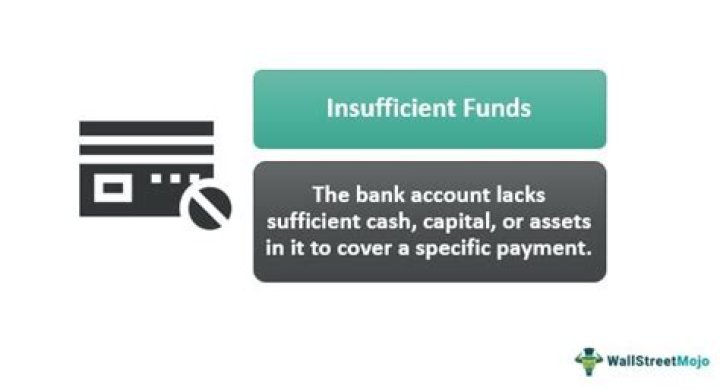 What happens if there are insufficient funds in my bank account?