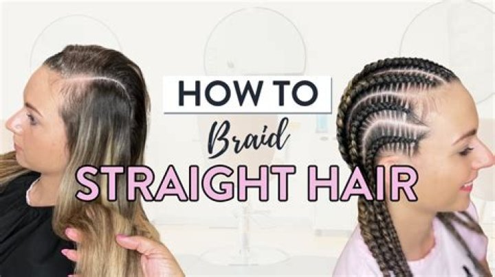 What happens if you braid straight hair?