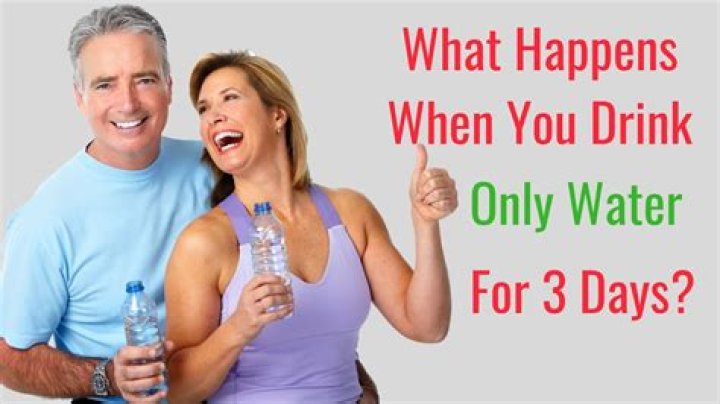 What happens if you don't eat for 2 days but drink water?
