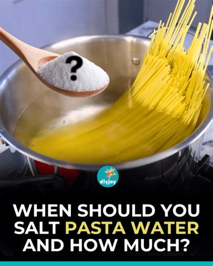 What happens if you don't salt pasta water?