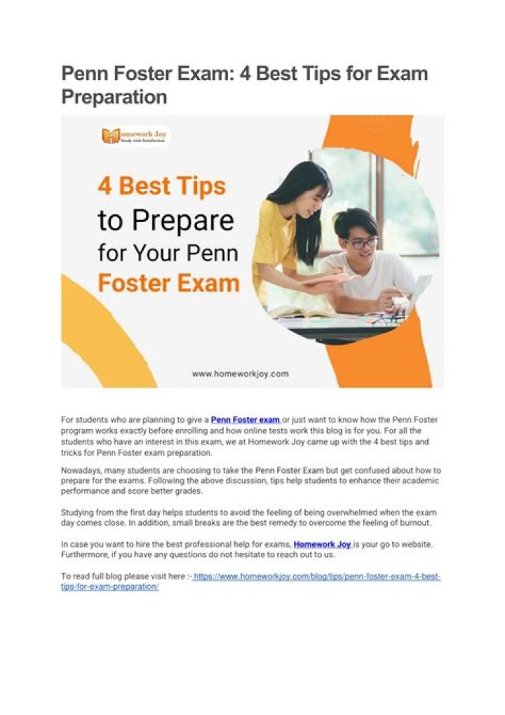 What happens if you fail an exam twice on Penn Foster?