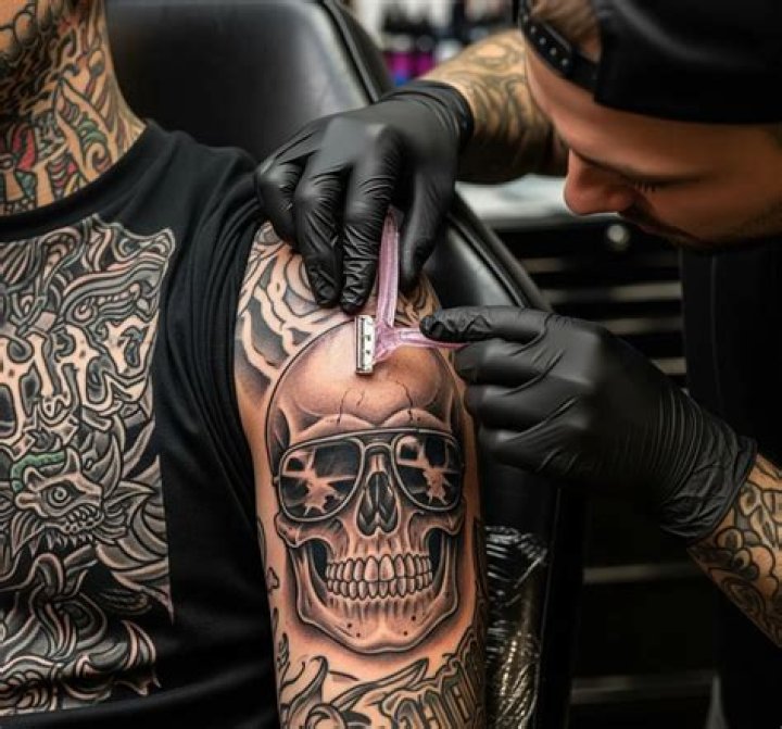 What happens if you shave a healing tattoo?