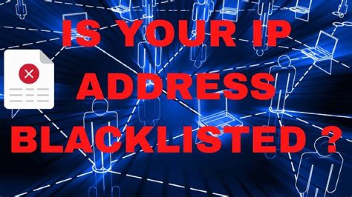 What happens if your address gets blacklisted?