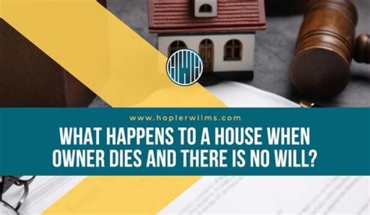 What happens to a house when the mother passes away?