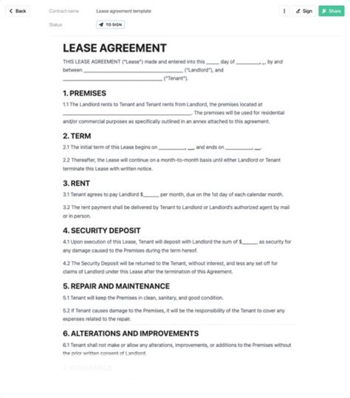 What happens to a lease if you go out of business?