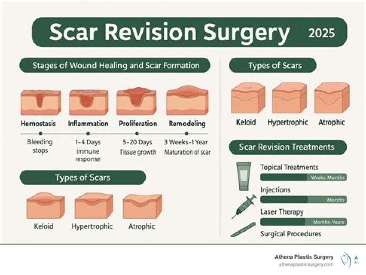 What happens to a scar when you grow?